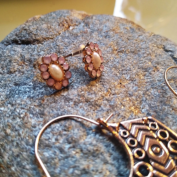 🐞Boho Geometric Earrings - Picture 2 of 3